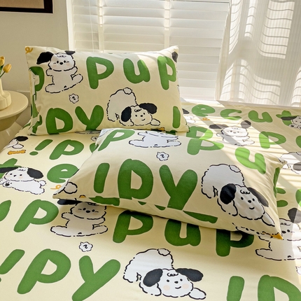 91家纺网 家纺一手货源 找家纺 （总）极梦家纺（支持定制） 2025新款芦荟棉印花枕套单枕套