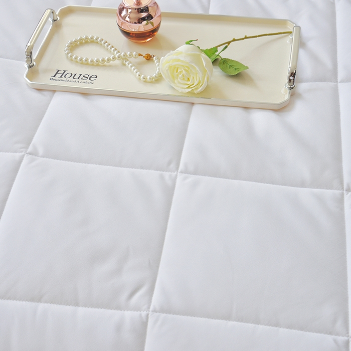 91家纺网 家纺一手货源 找家纺 德芙家纺 2024新款德芙双胎被被拉链款磨毛斜格二合一子母被被子被芯 斜格-白色