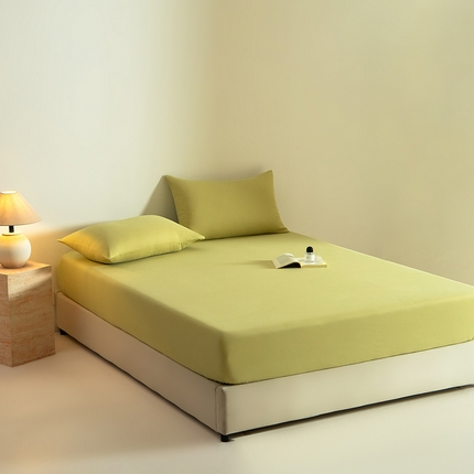 91家纺网 家纺一手货源 找家纺 Mr.pig猪先生水洗棉 2024新款A类50全棉磨毛单品-单床笠 挪威蓝