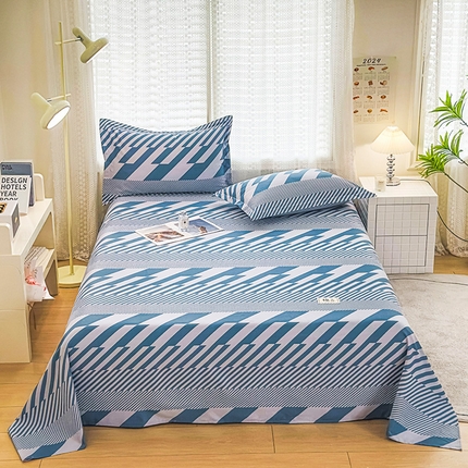 91家纺网 家纺一手货源 找家纺 （总）丝芙妮家居（原乐视家纺） 2024新款全棉磨毛多规格AB版单品套件系列（第二波）--单床单及三件套