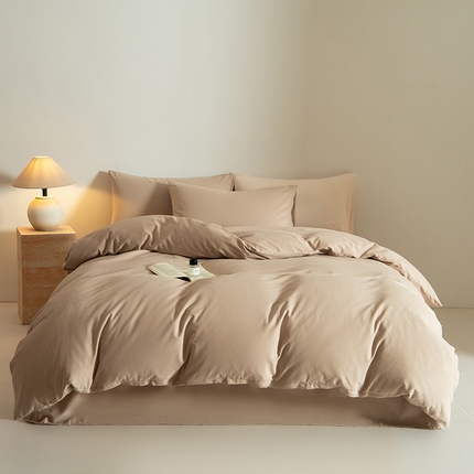 91家纺网 家纺一手货源 找家纺 （总）Mr.pig猪先生水洗棉 2024新款A类50全棉磨毛单品-四件套