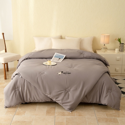 91家纺网 家纺一手货源 找家纺 （总）鸣升家纺 新款A类100%羊毛被冬被被子被芯子母被二合一