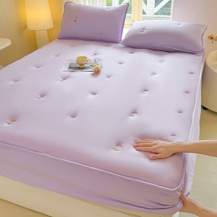 91家纺网 家纺一手货源 找家纺 （总）丝芙妮家居（原乐视家纺） 2024新款刺绣夹棉单品床笠