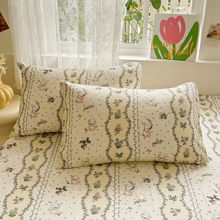 91家纺网 家纺一手货源 找家纺 （总）极梦家纺（支持定制） 2025新款芦荟棉印花枕套单枕套