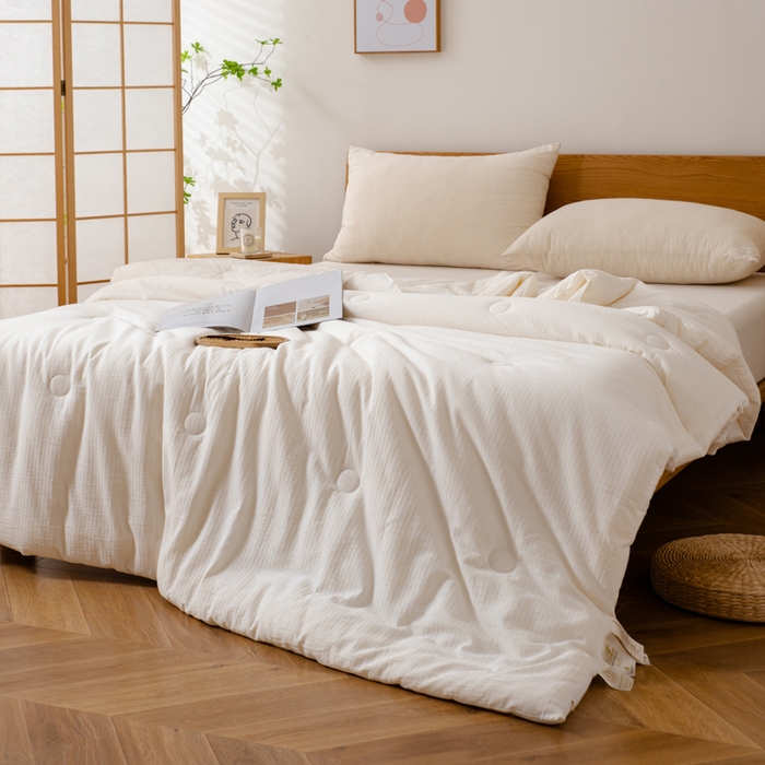 91家纺网 家纺一手货源 找家纺 （总）德芙家纺 2024新款A类全棉提花不染系列被子20%大豆纤维冬被春秋被被子被芯