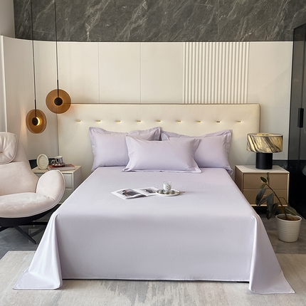 91家纺网 家纺一手货源 找家纺 （总）DC 2024新款全棉磨毛纯色拼色系列床单