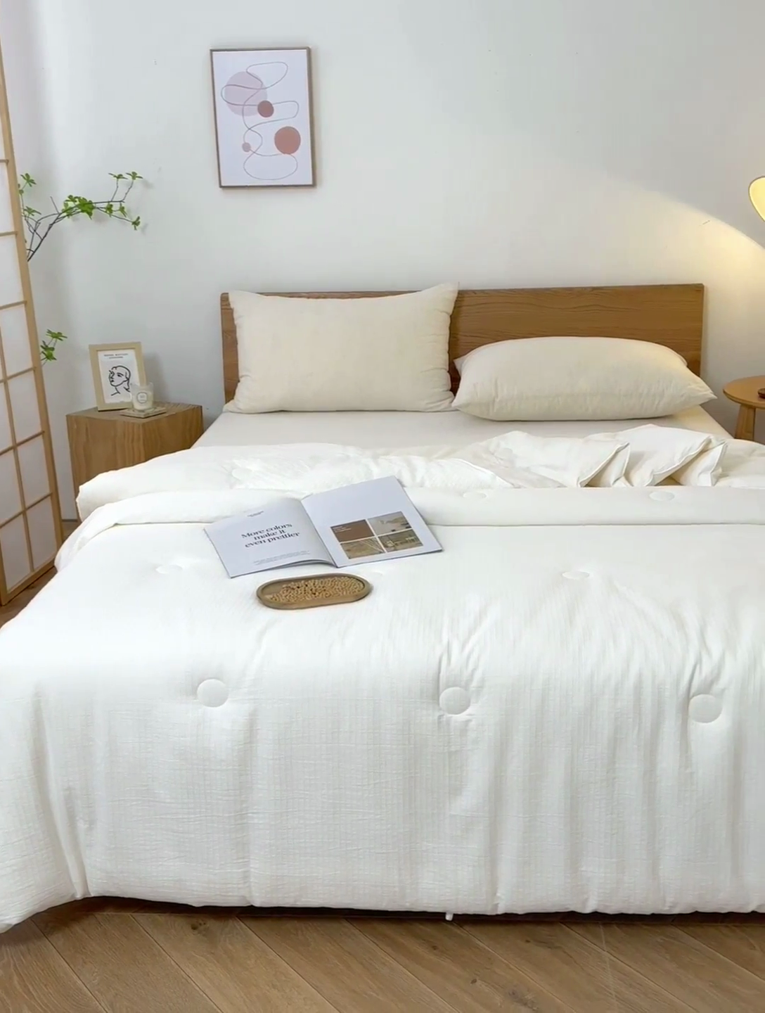 91家纺网 家纺一手货源 找家纺 （总）德芙家纺 2024新款A类全棉提花不染系列被子20%大豆纤维冬被春秋被被子被芯