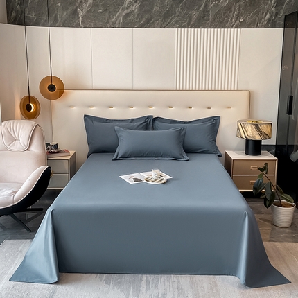 91家纺网 家纺一手货源 找家纺 （总）DC 2024新款全棉磨毛纯色拼色系列床单