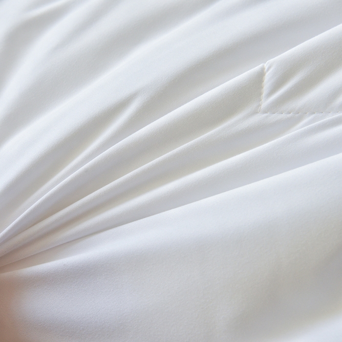 91家纺网 家纺一手货源 找家纺 德芙家纺 2024新款德芙双胎被被拉链款磨毛斜格二合一子母被被子被芯 斜格-白色