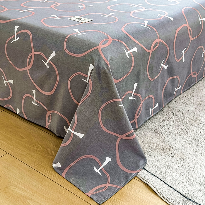 91家纺网 家纺一手货源 找家纺 丝芙妮家居（原乐视家纺） 2024新款全棉磨毛多规格AB版单品套件系列（第二波）--单床单及三件套 秋果