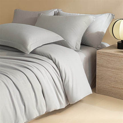 91家纺网 家纺一手货源 找家纺 （总）DC 2024新款全棉磨毛纯色系列四件套