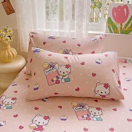 91家纺网 家纺一手货源 找家纺 （总）极梦家纺（支持定制） 2025新款芦荟棉印花枕套单枕套