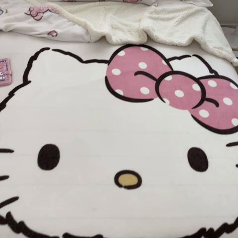 91家纺网 家纺一手货源 找家纺 金爱家 2024新款多功能牛奶绒羊羔绒毛毯毯子 羊羔绒-美美kt