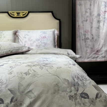 91家纺网 家纺一手货源 找家纺 （总）阿那亚 2024新款100支长绒棉四件套数码印花四件套全棉四件套(控价378/398)