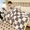 91家纺网 家纺一手货源 找家纺 （总）慕木家纺 2025新款A类北极绒棋盘格三层夹棉双面毛毯（可供跨境外贸抽空爆款首选）