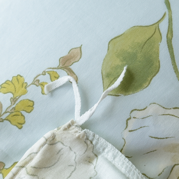 91家纺网 家纺一手货源 找家纺 2024新款印花小清新全棉四件套 花想容