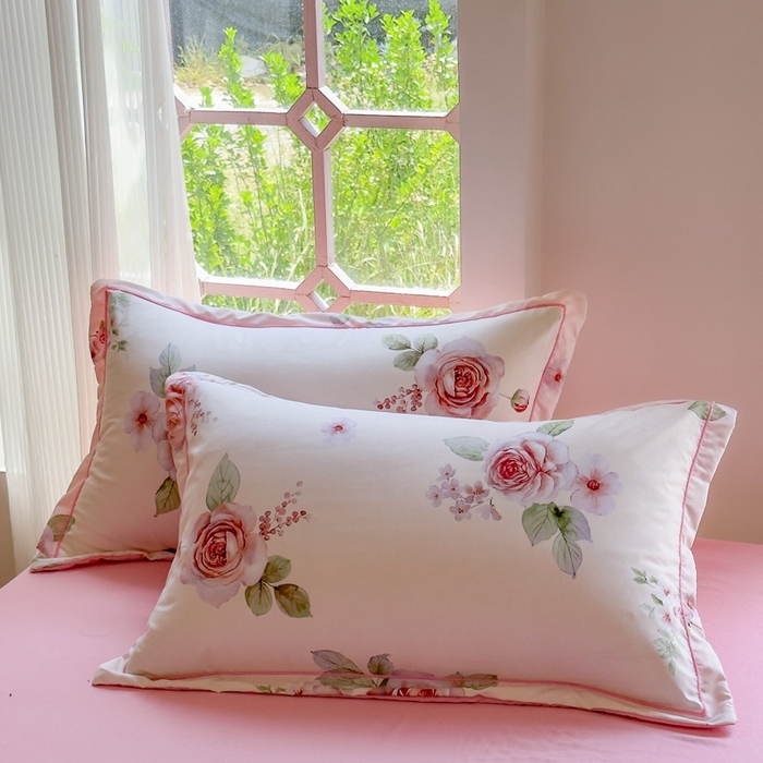 91家纺网 家纺一手货源 找家纺 禧多家纺 2024新款亲肤云锦棉四件套 密语