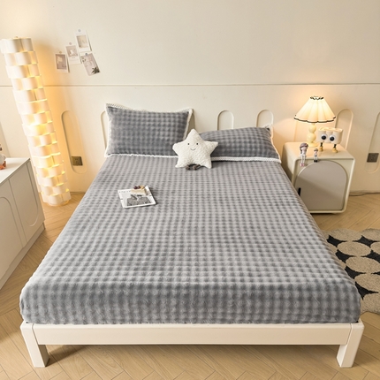 91家纺网 家纺一手货源 找家纺 （总）湘之帛 2024新款牛奶绒泡泡床笠系列