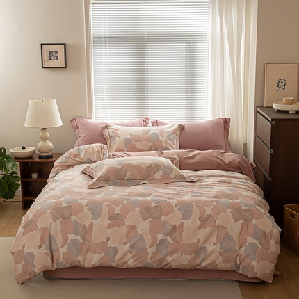 91家纺网 家纺一手货源 找家纺 （总）左右家纺 2024秋冬新款全棉磨毛印花四件套