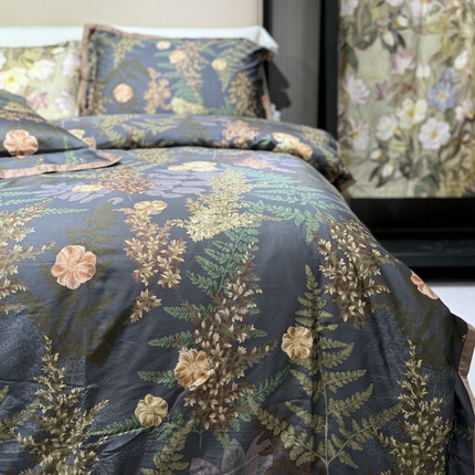 91家纺网 家纺一手货源 找家纺 （总）阿那亚 2024新款100支长绒棉四件套数码印花四件套全棉四件套(控价378/398)