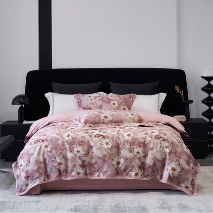 91家纺网 家纺一手货源 找家纺 （总）阿那亚 2024新款100支长绒棉四件套数码印花四件套全棉四件套(控价378/398)