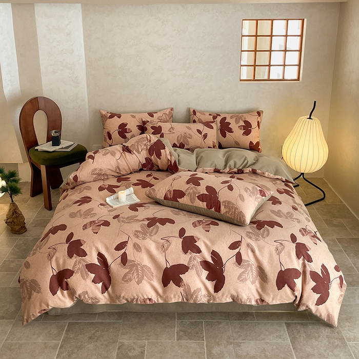 91家纺网 家纺一手货源 找家纺 （总）琪格格纺织 2024新款原棉磨毛四件套系列