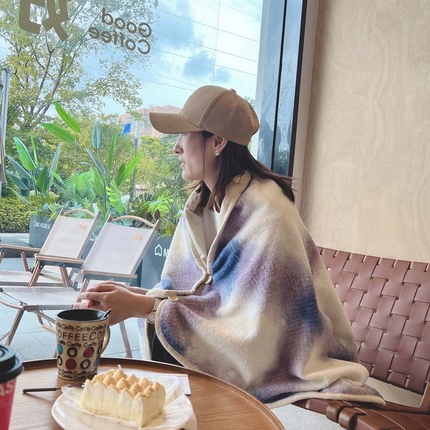 91家纺网 家纺一手货源 找家纺 （总）金奇达家纺 2024秋冬新品保暖加厚绒类多莉羊绒披肩毯-【普达拉】实拍