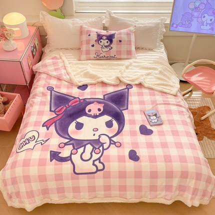 91家纺网 家纺一手货源 找家纺 （总）金爱家 2024新款多功能牛奶绒羊羔绒毛毯毯子