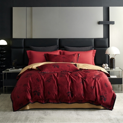 91家纺网 家纺一手货源 找家纺 （总）阿那亚 2024新款100支长绒棉四件套数码印花四件套全棉四件套(控价378/398)