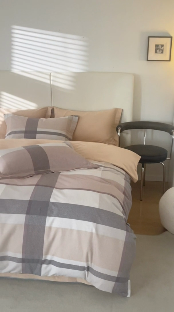 91家纺网 家纺一手货源 找家纺 左右家纺 2024秋冬新款全棉磨毛印花四件套 罗马