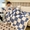 91家纺网 家纺一手货源 找家纺 （总）慕木家纺 2025新款A类北极绒棋盘格三层夹棉双面毛毯（可供跨境外贸抽空爆款首选）