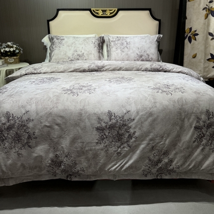 91家纺网 家纺一手货源 找家纺 （总）阿那亚 2024新款100支长绒棉四件套数码印花四件套全棉四件套(控价378/398)