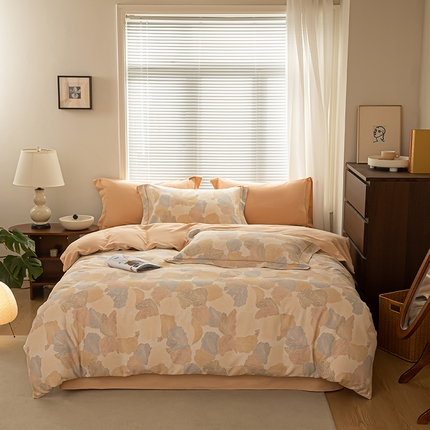 91家纺网 家纺一手货源 找家纺 （总）左右家纺 2024秋冬新款全棉磨毛印花四件套