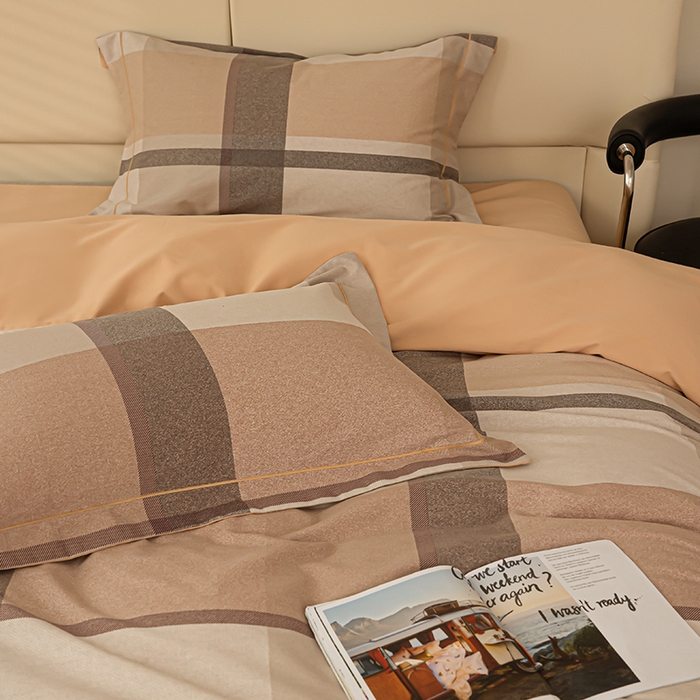 91家纺网 家纺一手货源 找家纺 左右家纺 2024秋冬新款全棉磨毛印花四件套 罗马