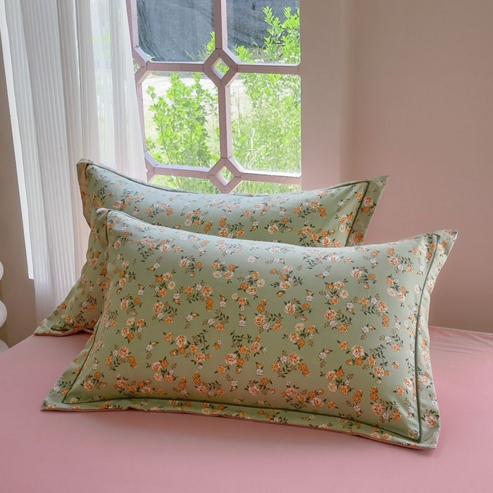 91家纺网 家纺一手货源 找家纺 禧多家纺 2024新款亲肤云锦棉四件套 初夏