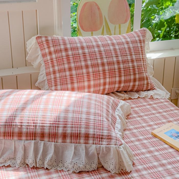 91家纺网 家纺一手货源 找家纺 （总）久典家居 2024新款A类法式全棉色织水洗棉单床盖