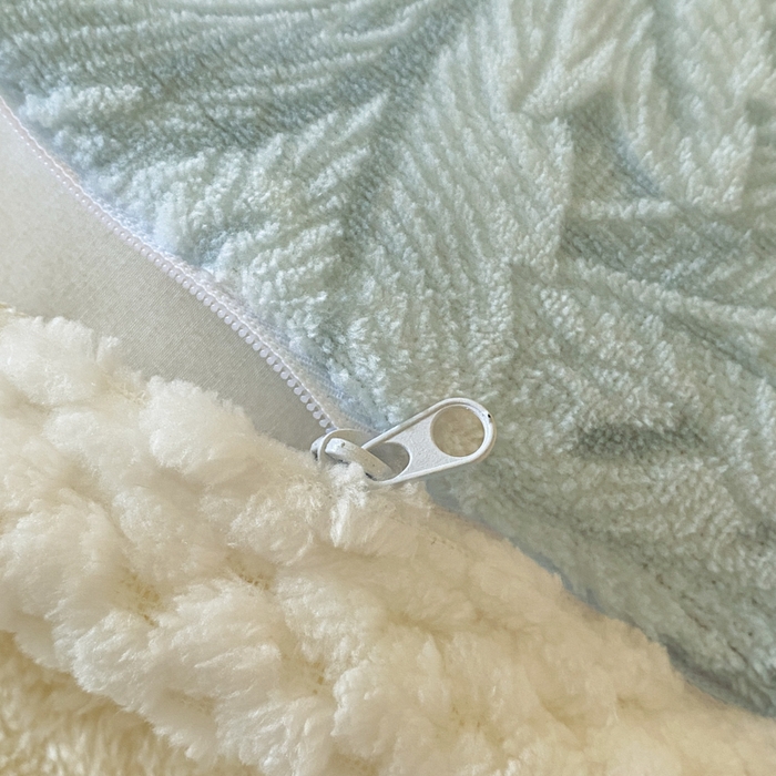 91家纺网 家纺一手货源 找家纺 2024新款简约包边全消光雕花牛奶绒兔兔绒四件套雕花包边绒-叶之恋青