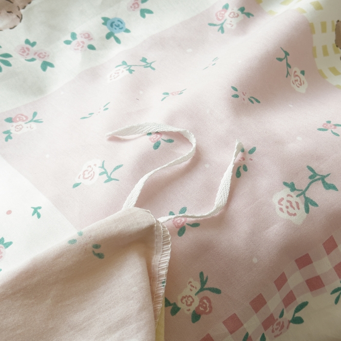 91家纺网 家纺一手货源 找家纺 2024新款印花小清新全棉四件套 芬妮小熊