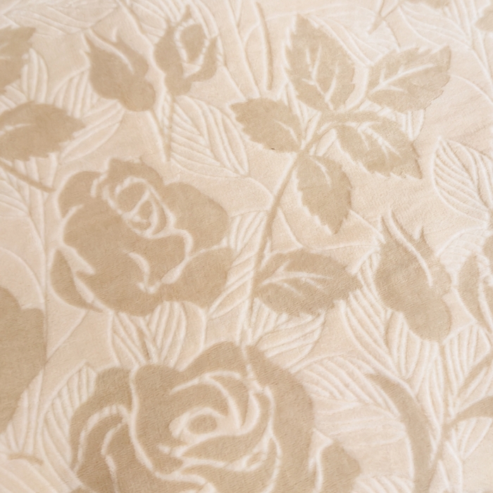 91家纺网 家纺一手货源 找家纺 氧家 2024新款雕花绒四件套 玫瑰花语-咖