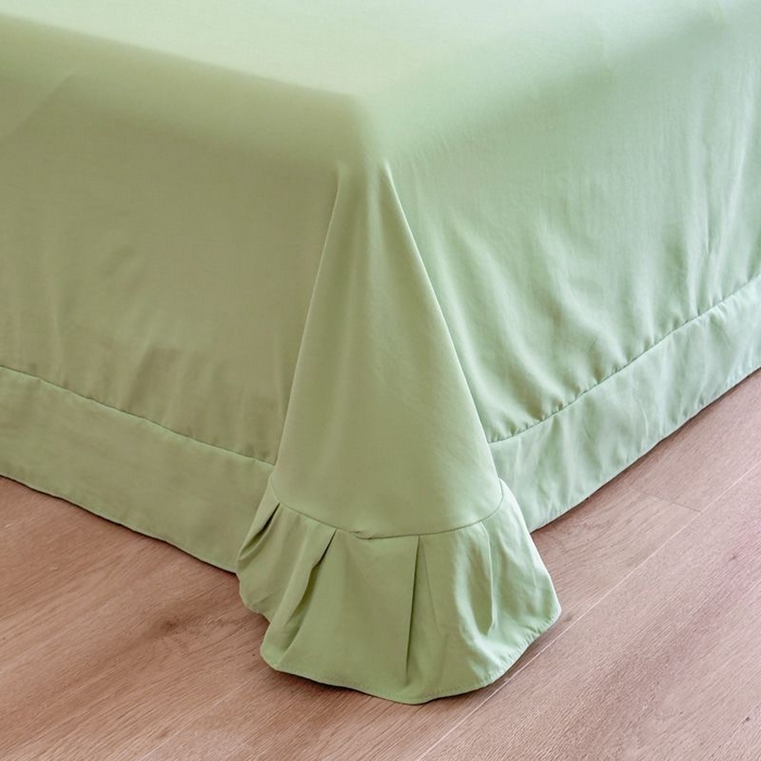 91家纺网 家纺一手货源 找家纺 禧多家纺 2024新款亲肤云锦棉四件套 莫妮卡