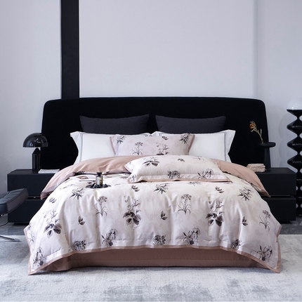 91家纺网 家纺一手货源 找家纺 （总）阿那亚 2024新款100支长绒棉四件套数码印花四件套全棉四件套(控价378/398)