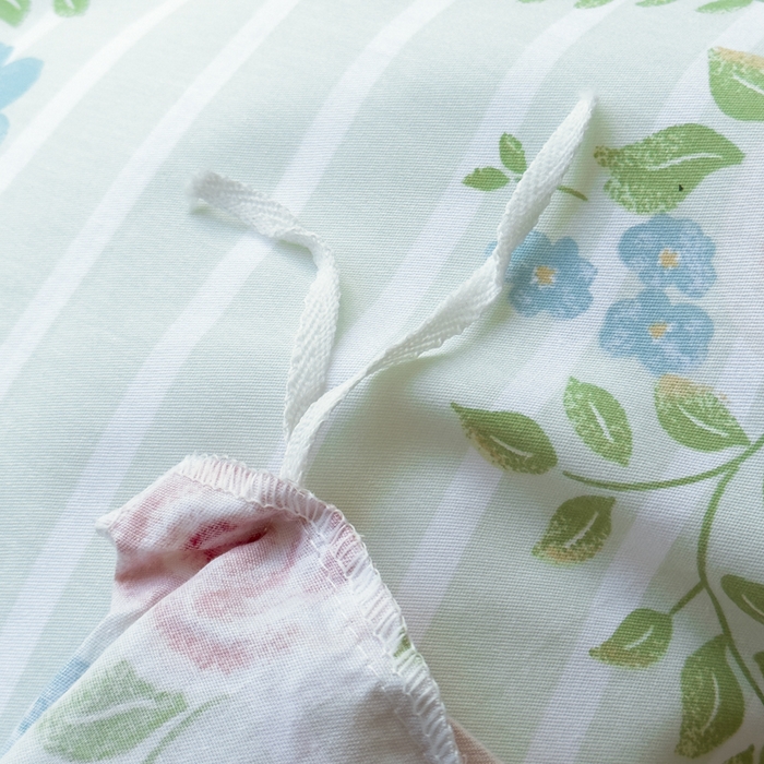 91家纺网 家纺一手货源 找家纺 2024新款印花小清新全棉四件套 清婉花语