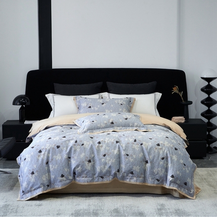 91家纺网 家纺一手货源 找家纺 （总）阿那亚 2024新款100支长绒棉四件套数码印花四件套全棉四件套(控价378/398)