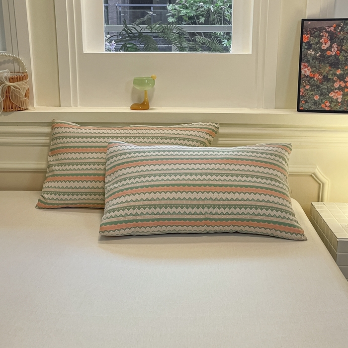 91家纺网 家纺一手货源 找家纺 义博家纺 2025新款全棉老粗布床单 向往生活