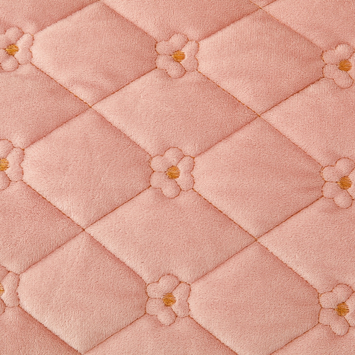 91家纺网 家纺一手货源 找家纺 罗艺轩 2024新款加厚宝宝绒夹棉床裙四件套-梦幻星辰 美人玉