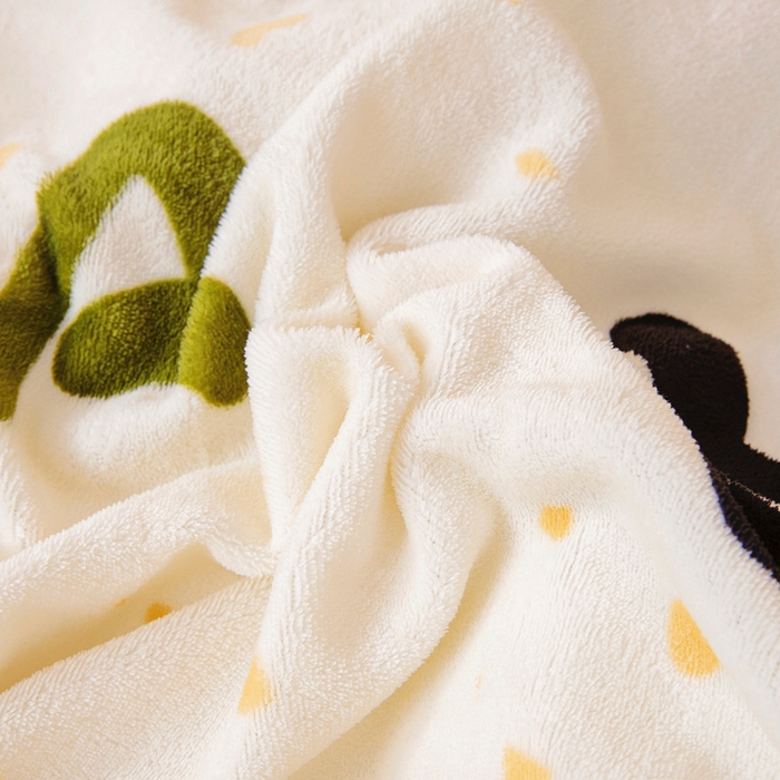 91家纺网 家纺一手货源 找家纺 鱼宝 2024新款牛奶绒可拆卸被套被芯 小熊猫