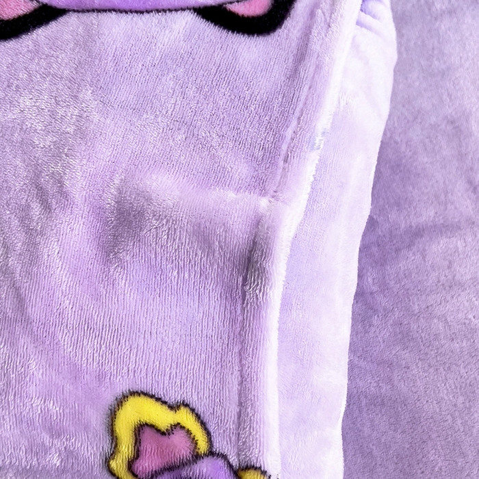 91家纺网 家纺一手货源 找家纺 鱼宝 2024新款牛奶绒可拆卸被套被芯 甜美星际