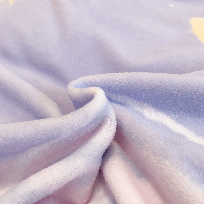 91家纺网 家纺一手货源 找家纺 新方向 2025新款全消光A类儿童牛奶绒四件套-萌萌兔 萌萌兔-紫