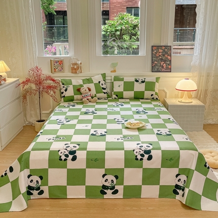 91家纺网 家纺一手货源 找家纺 （总）义博家纺 2025新款原棉老粗布床单凉席