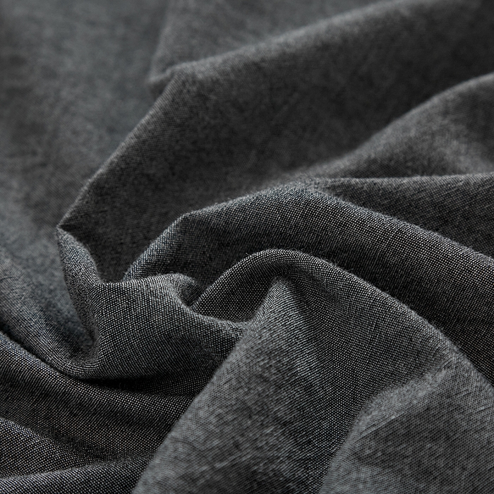 91家纺网 家纺一手货源 找家纺 呦呦南宋 纯棉简约款枕套 母婴级A类全棉色织水洗棉无印风单品一对装全棉枕头套 深灰（简约款）